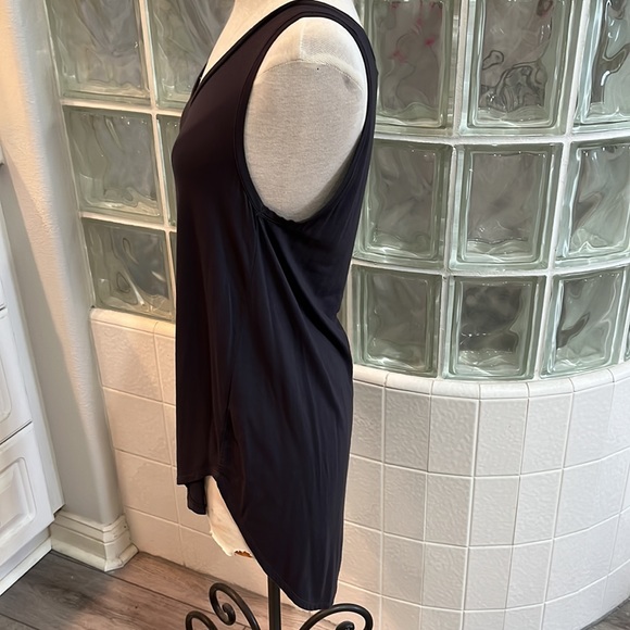 Dark slate, sleeveless top - Picture 2 of 6